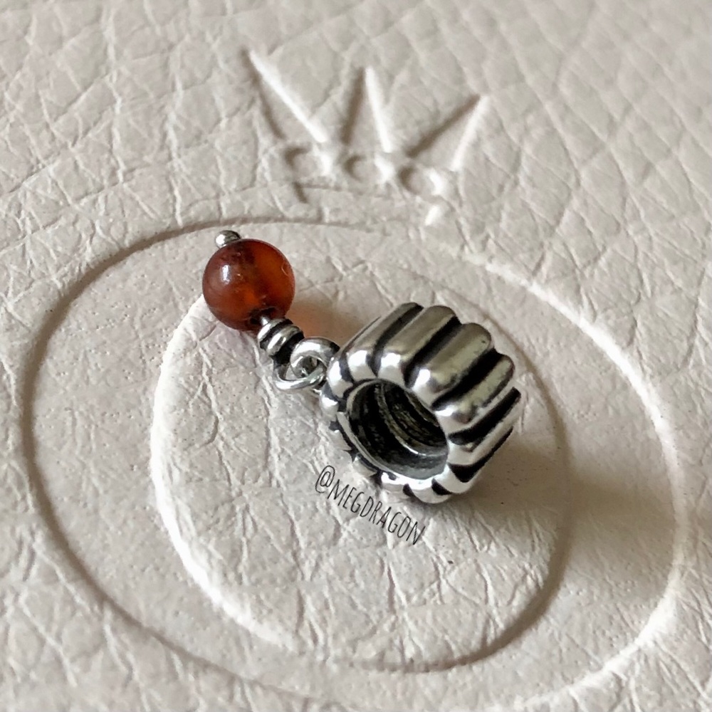 RETIRED Pandora Amber Birthstone - November